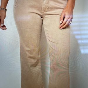 Kut from the Kloth Charlotte high rise wide leg crop 8